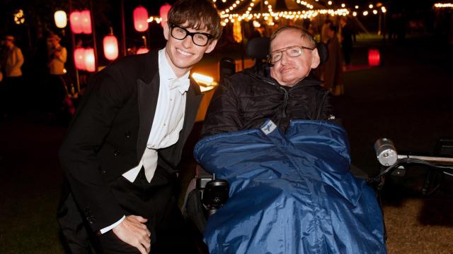 Eddie Redmayne & Stephen Hawking - Photo 1
